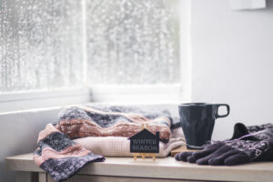 keeping warm with a drink